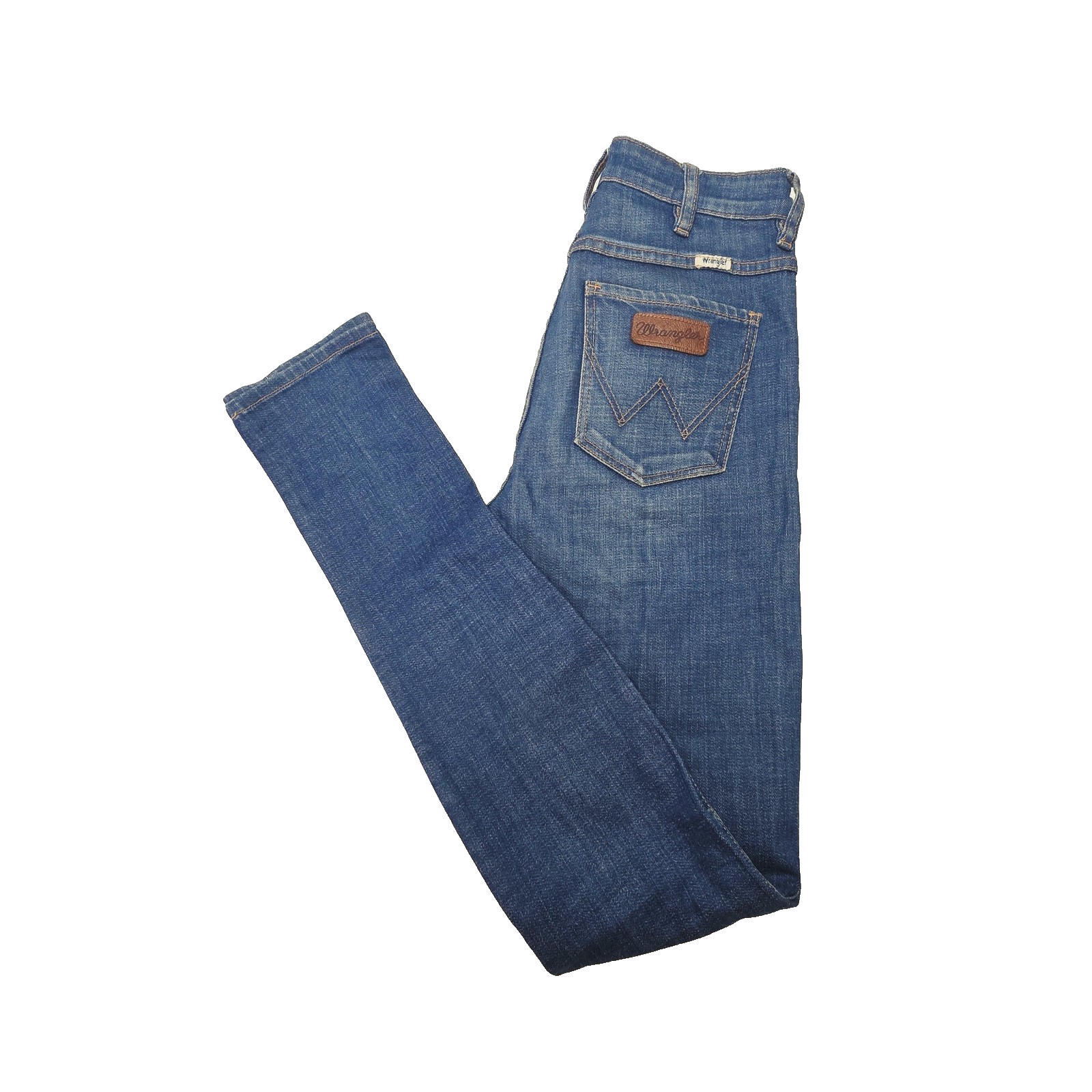 Wrangler Jeans Women's 8 Blue Hi Twiggy Skinny High Rise Stretch Denim