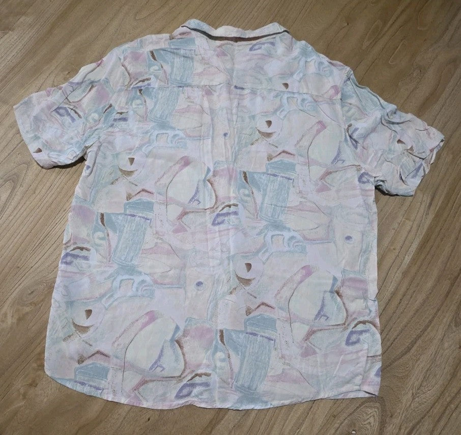 Wrangler Casual Short Sleeve Shirt Men's Size M