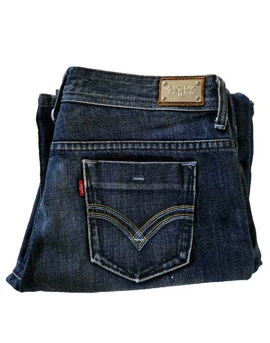 Levi's White Label 856 Low Wide Flare Denim Jeans Ladies Size 11
