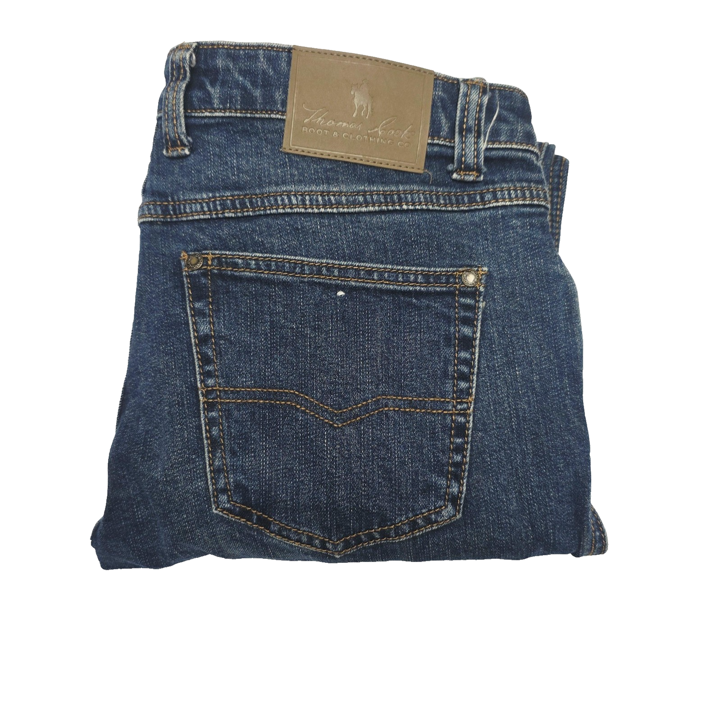 Thomas Cook Boot & Clothing Co Jeans Mens Fits 35x27 Blue Slim Tapered