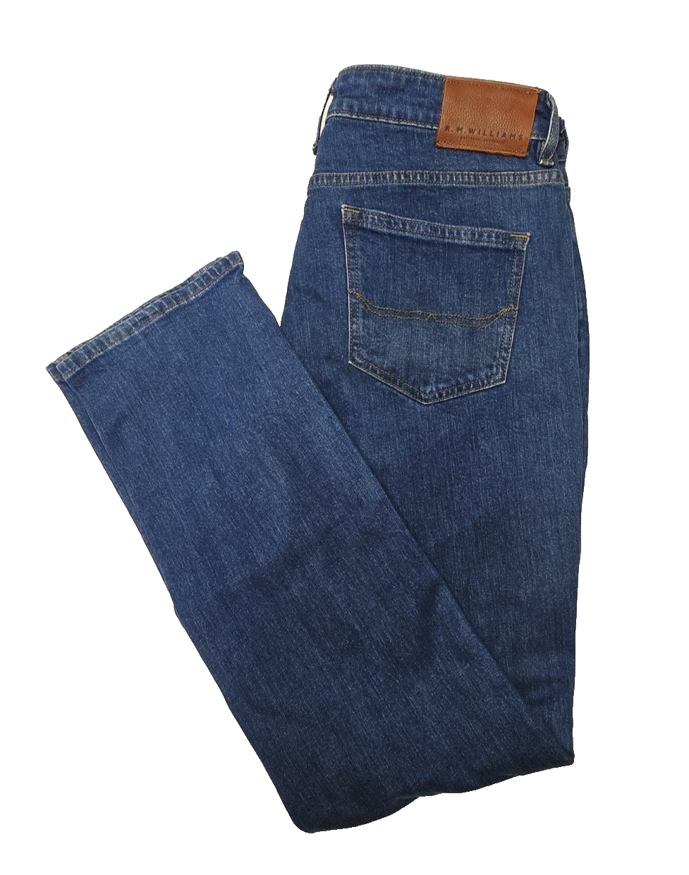 R.M. Williams Jeans Men's 34x31 Blue Straight Regular Stretch Denim TJ275DX1A01