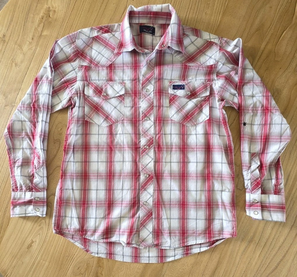 Pure Western Long Sleeve Shirt Men's Size M
