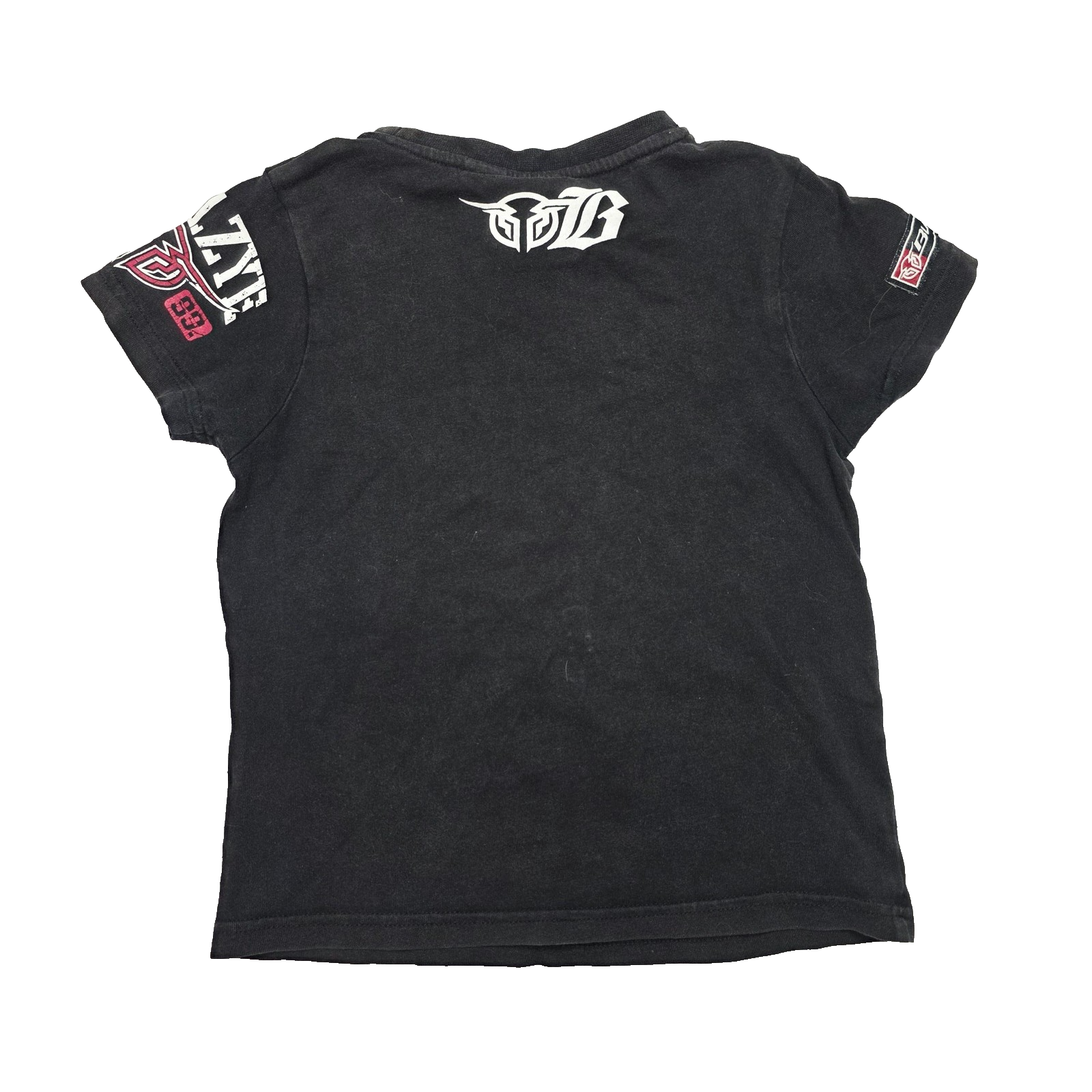 Bullzye T-Shirt Boys 4 Black Aussie Originals Bull Logo Graphic Crew Neck