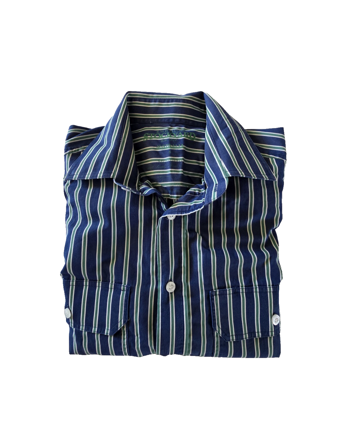 R.M Williams Stockyard Regular Fit Long Sleeve Shirt Men's Size Small