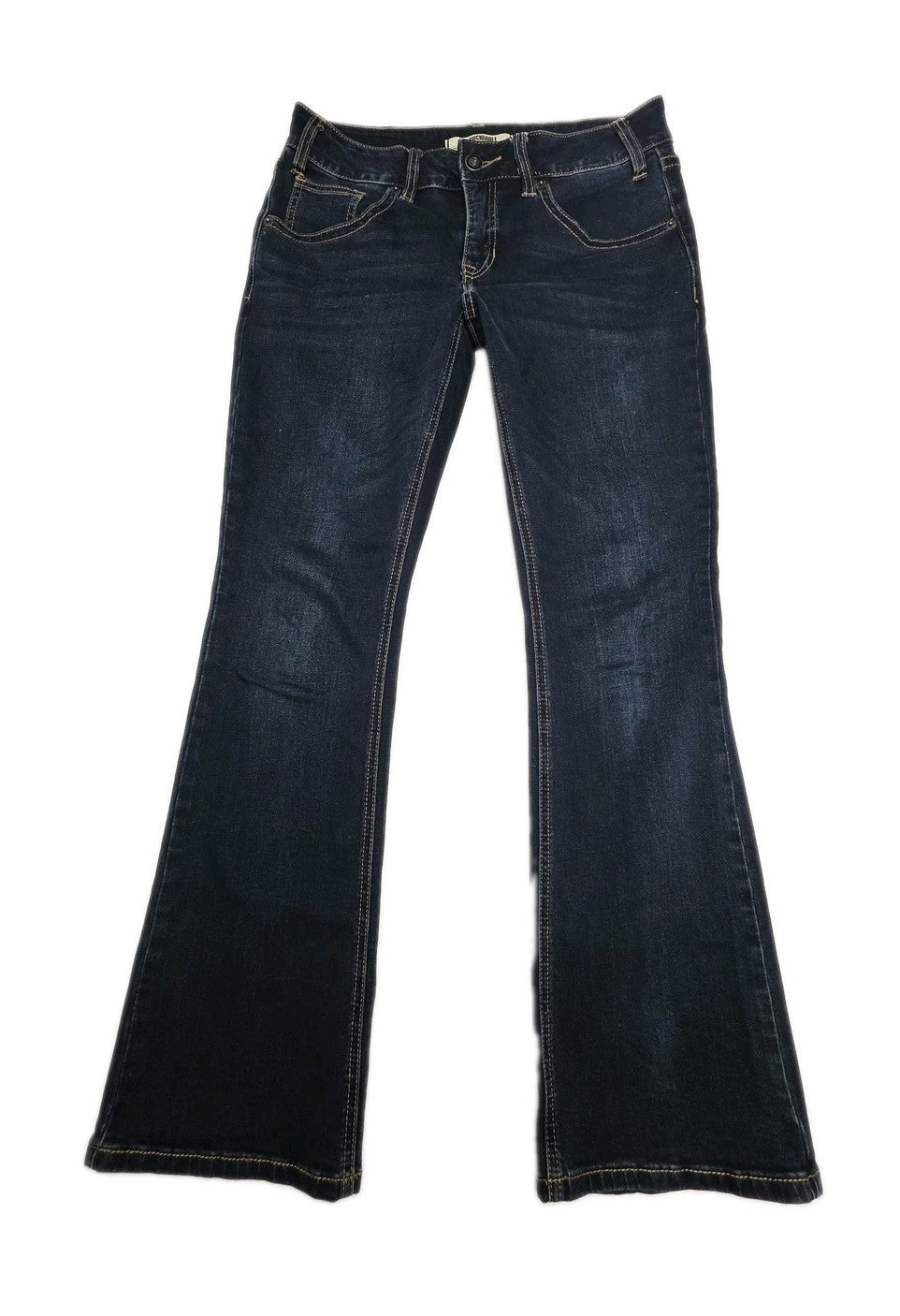 Rock & Roll Denim Jeans Woman's 29 Blue Wash Mid Rise Bootcut Stretch 29x30