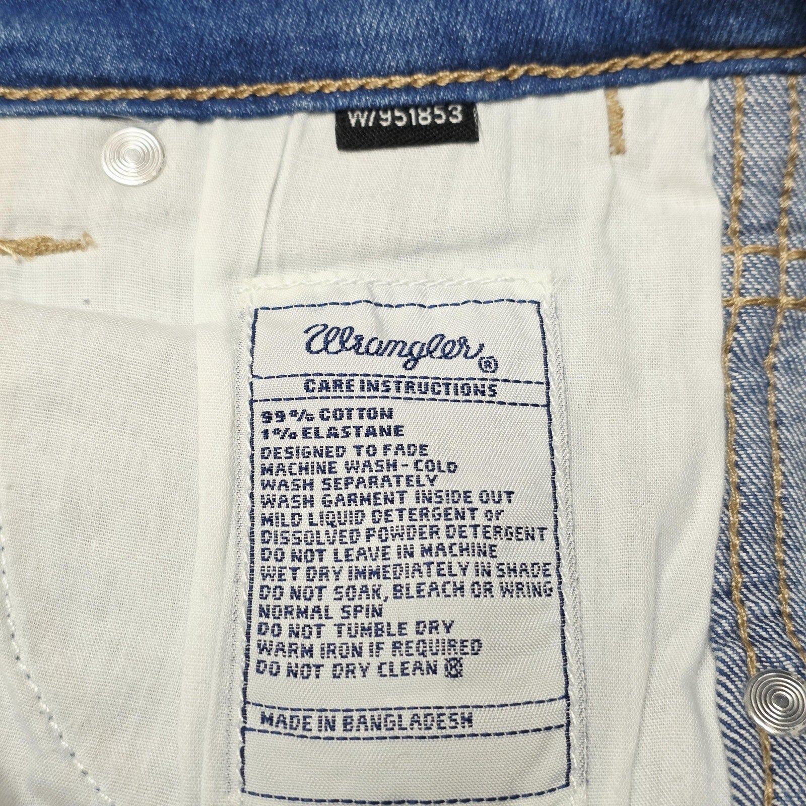 Wrangler Jeans Women's 10 Blue Hi Pins Skinny High Rise Stretch Denim Pockets