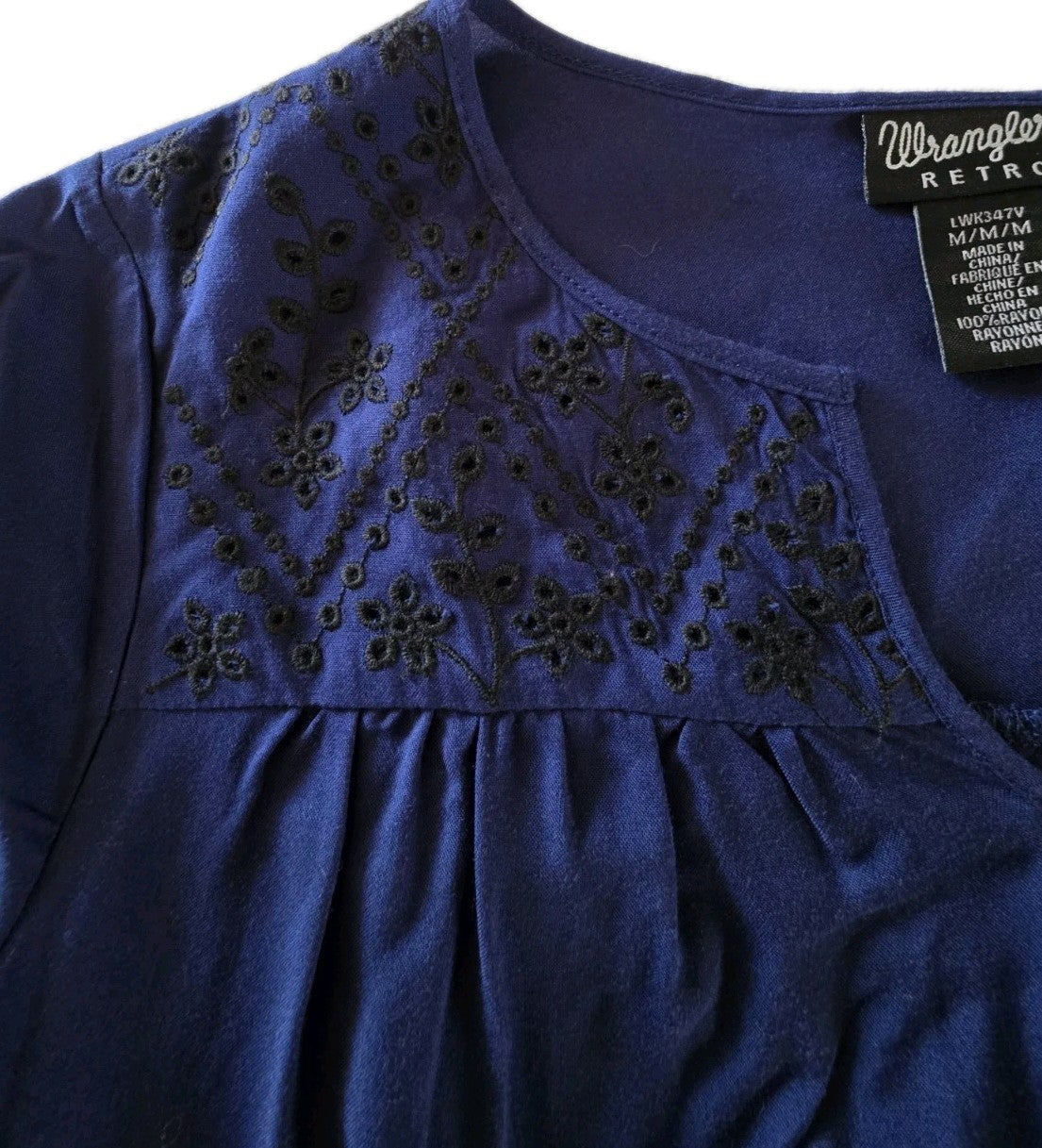 Wrangler Retro Dress Shirt Ladies Size M