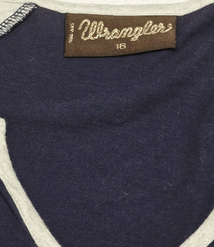 Wrangler Wild Like The West Sleeveless Tee Ladies Size 16