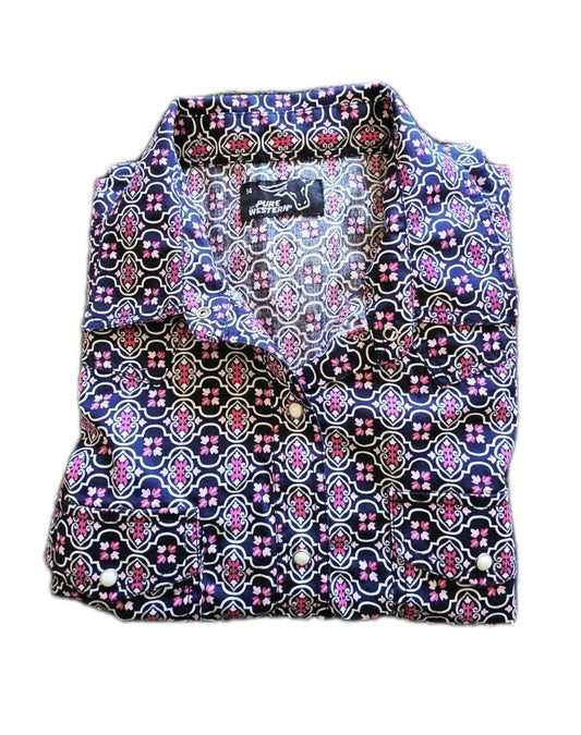 Pure Western Rodeo Arena Shirt Ladies Size 14