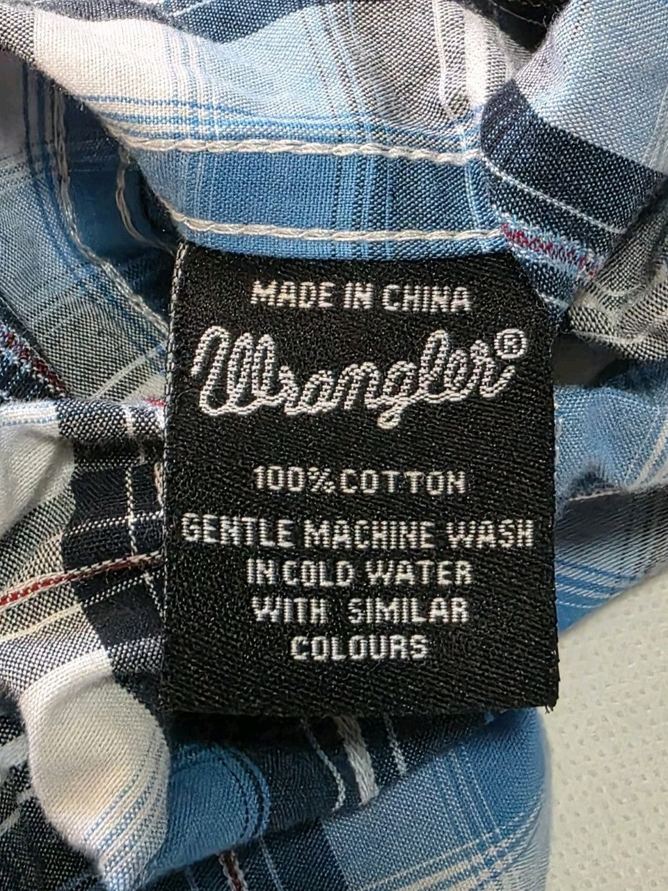 Wrangler Western Rodeo Long Sleeve Shirt Men's Size S