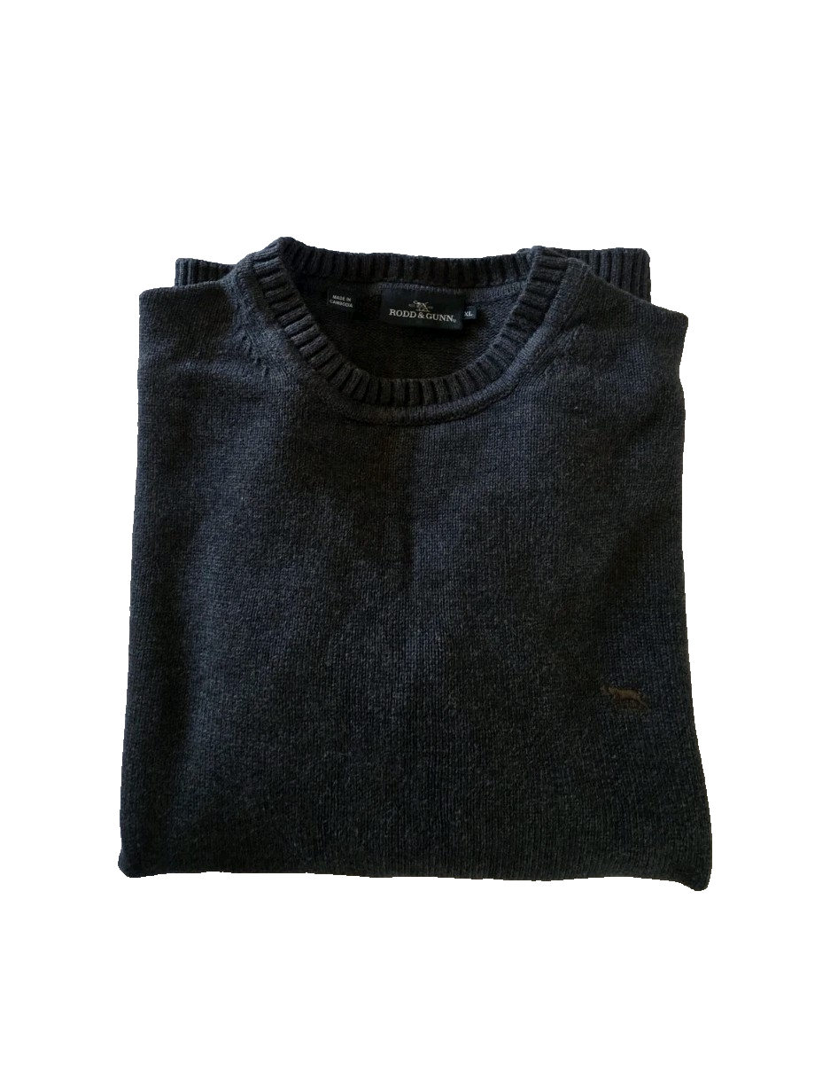 Rodd & Gunn Charcoal Men's Knitted Jumper Size XL