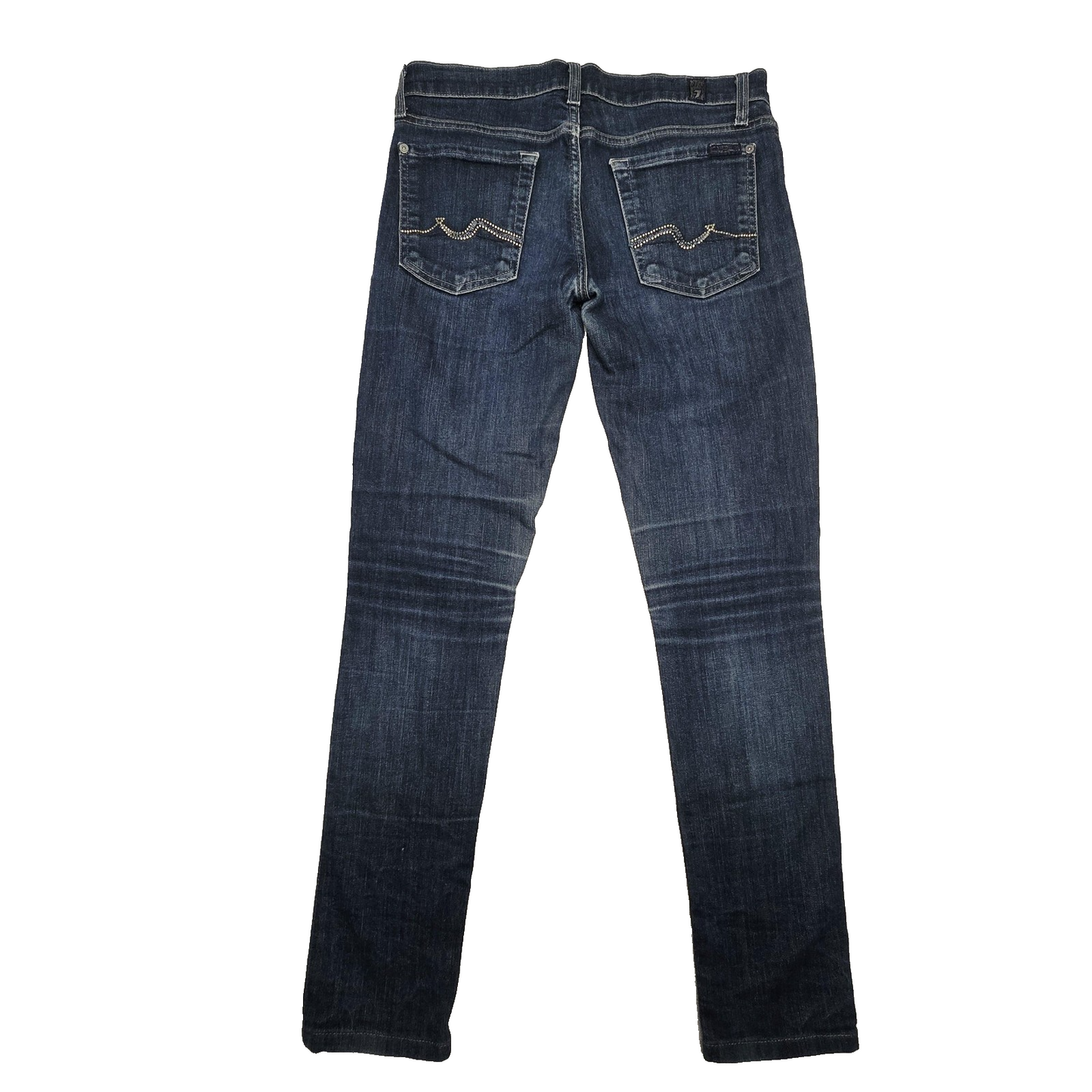 7 For All Mankind Jeans Women's 28 x 29 Blue Roxanne Skinny Dark Wash