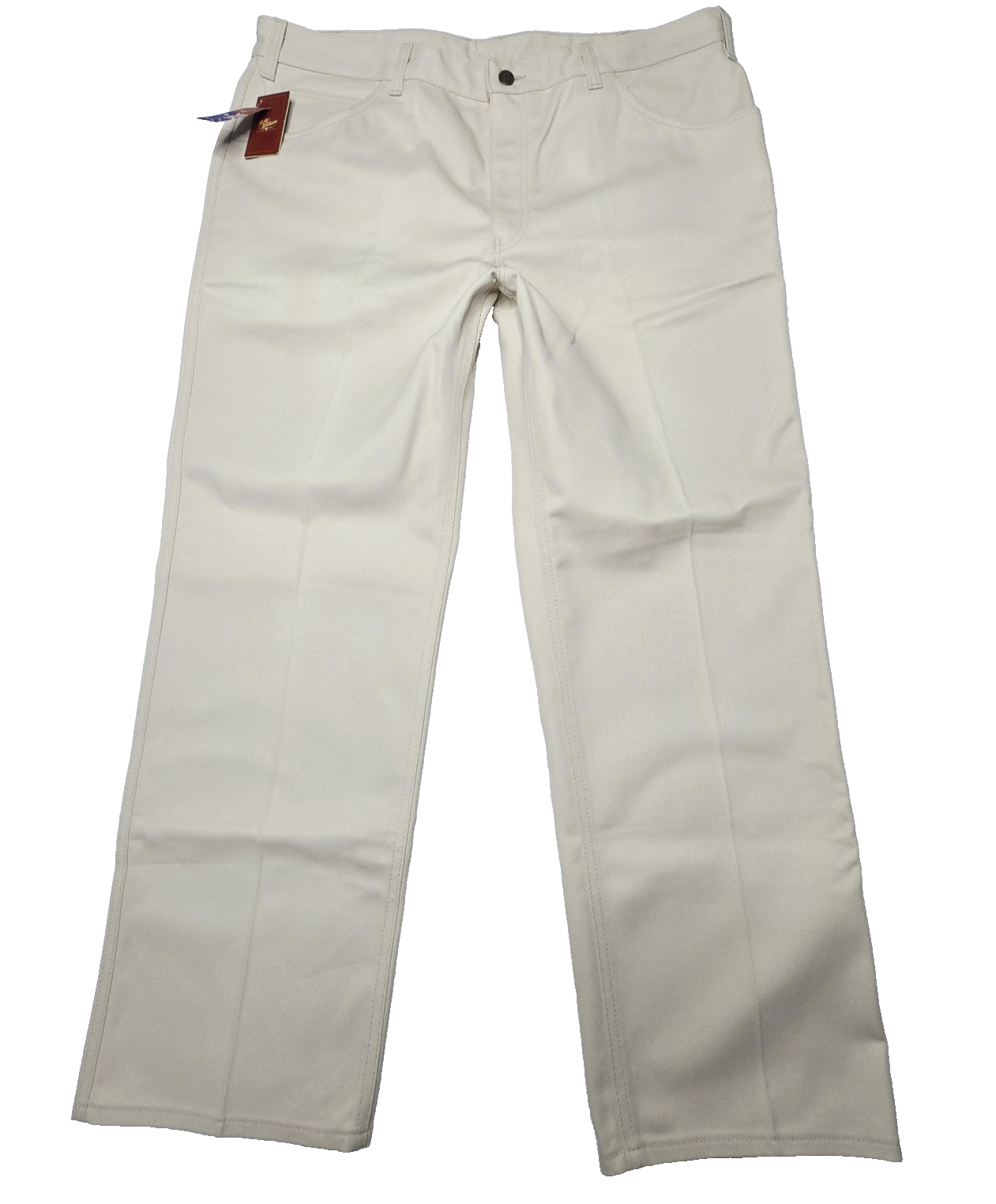 R.M. Williams Jeans Men's 42S Beige Poly Cotton Easy Care Workwear Denim