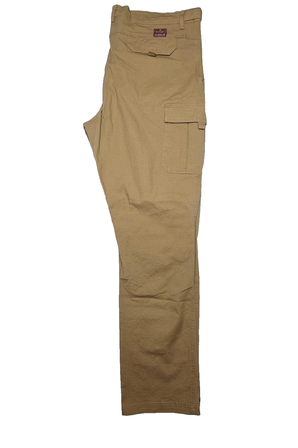Ringers Western Jeans Men's 42 x 31 Beige Tapered Cargo Stretch Zip Fly Cotton