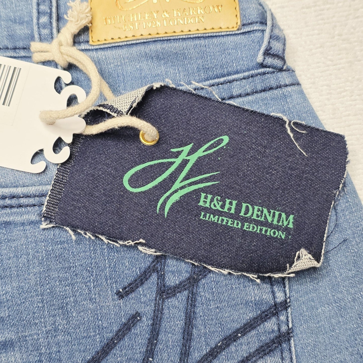 Hitchley & Harrow "Louisiana" Jeans Trouser Women's 30x36 Stretch Denim NWT