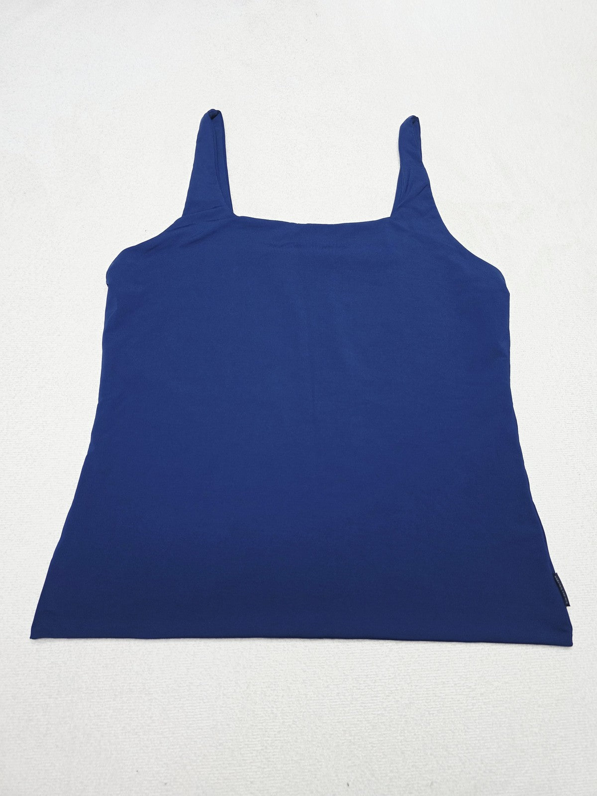 Ringers Western Tank Top Womens 16 Blue Nylon Elastane Square Neck Summer Casual