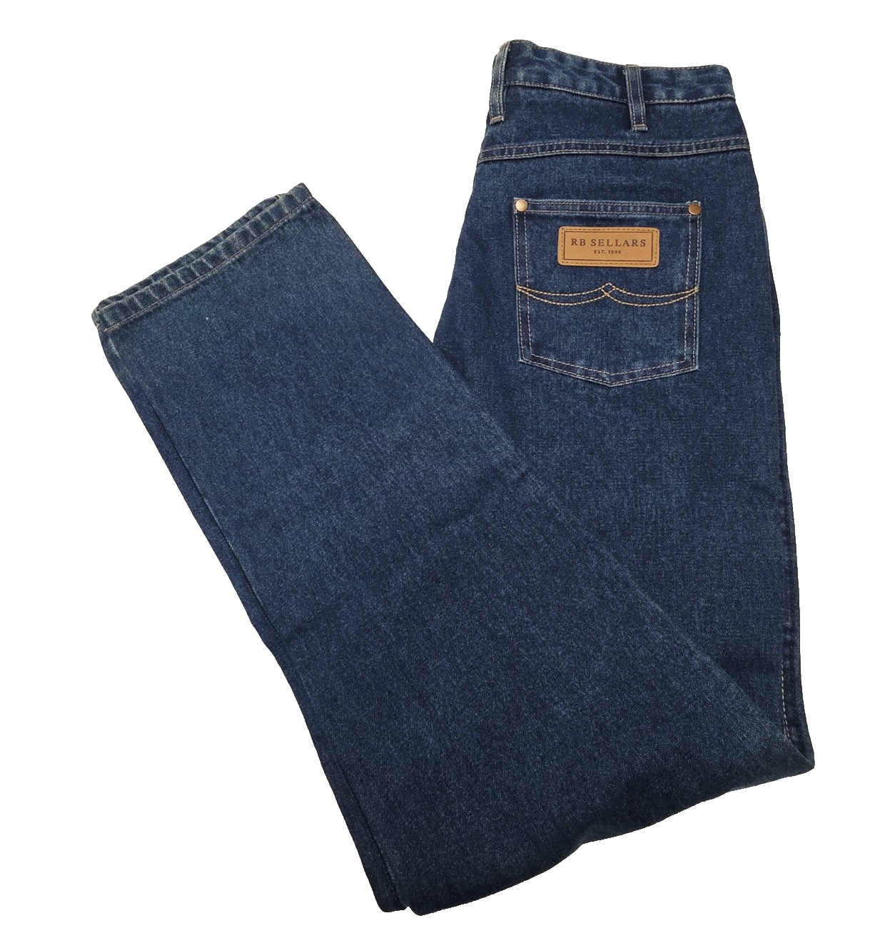 RB Sellars Station Jeans Mens 34x34 Blue Bootcut Western Cowboy Denim NWT