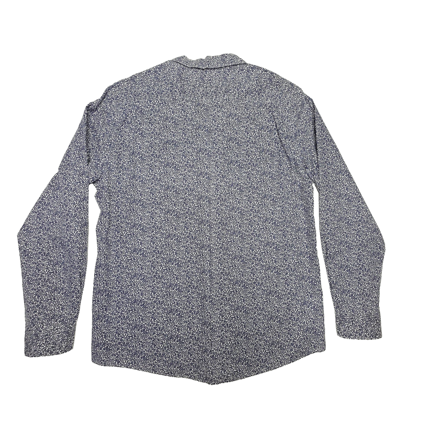 Rodd & Gunn Shirt Mens 2XL Blue Floral Long Sleeve Italian Fabric Sports Fit