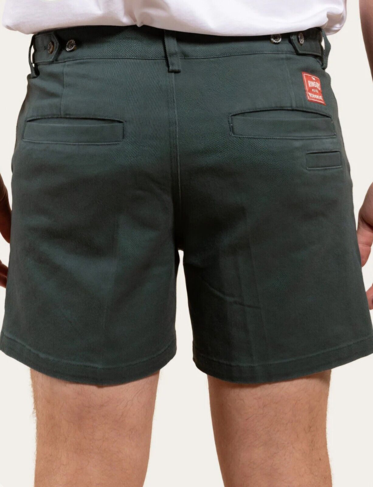 Ringers Western Cloncurry Men's Heavy Weight Work Short Forest Green 30