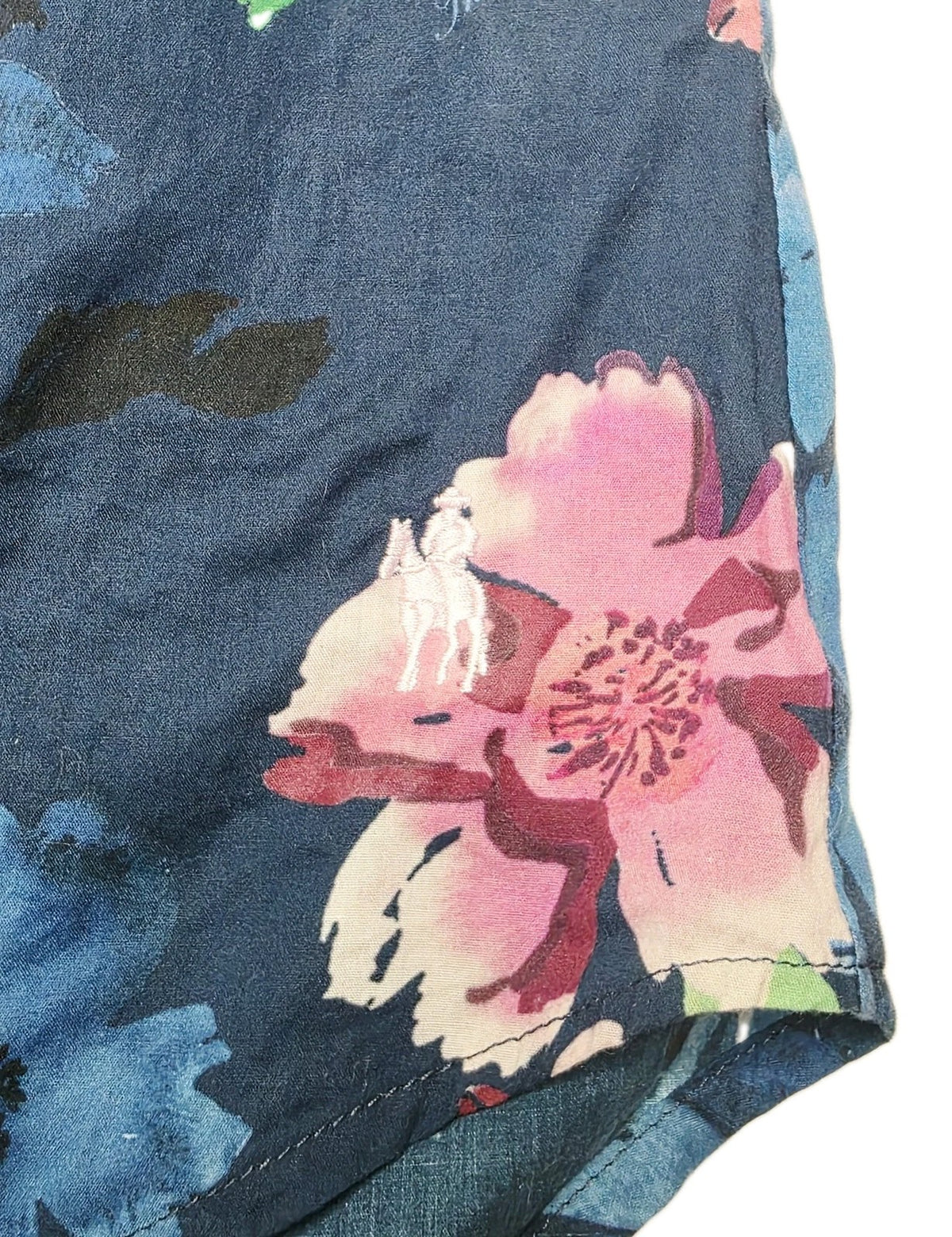 Thomas Cook Shirt Womens 10 Multicolour Floral Cotton Linen Button Up Summer