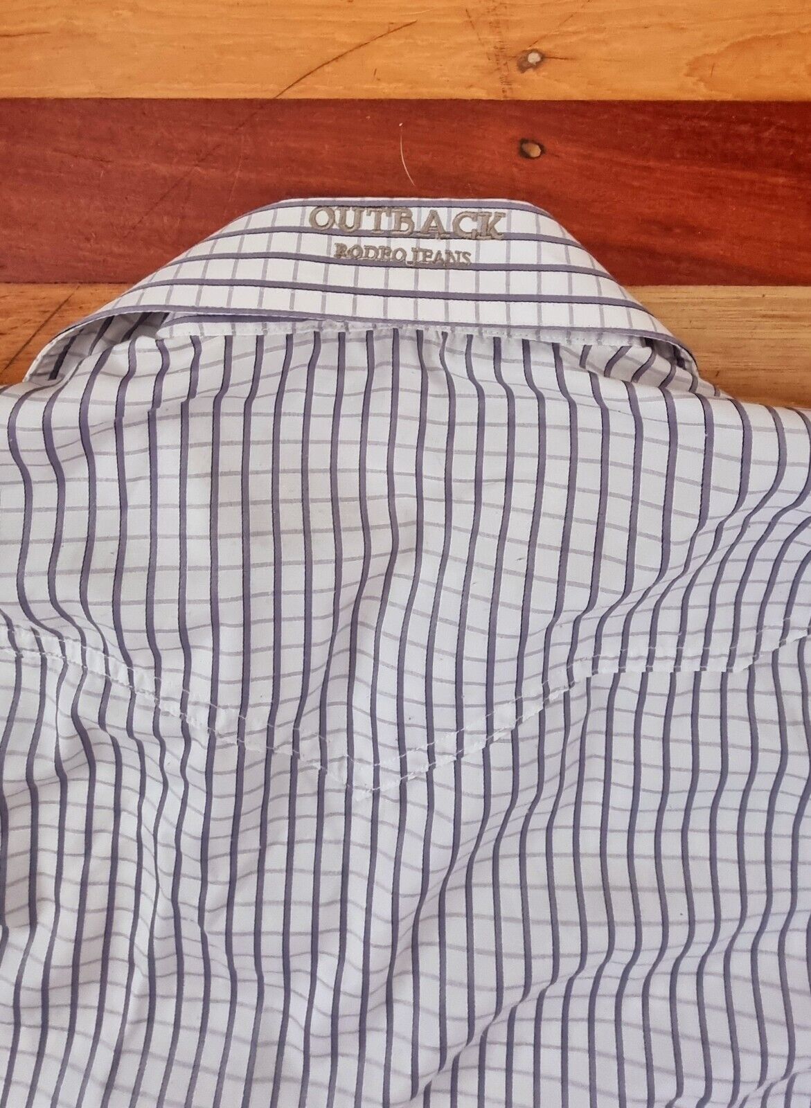 Outback Rodeo Jeans Men's Long Sleeve Shirt Size Small