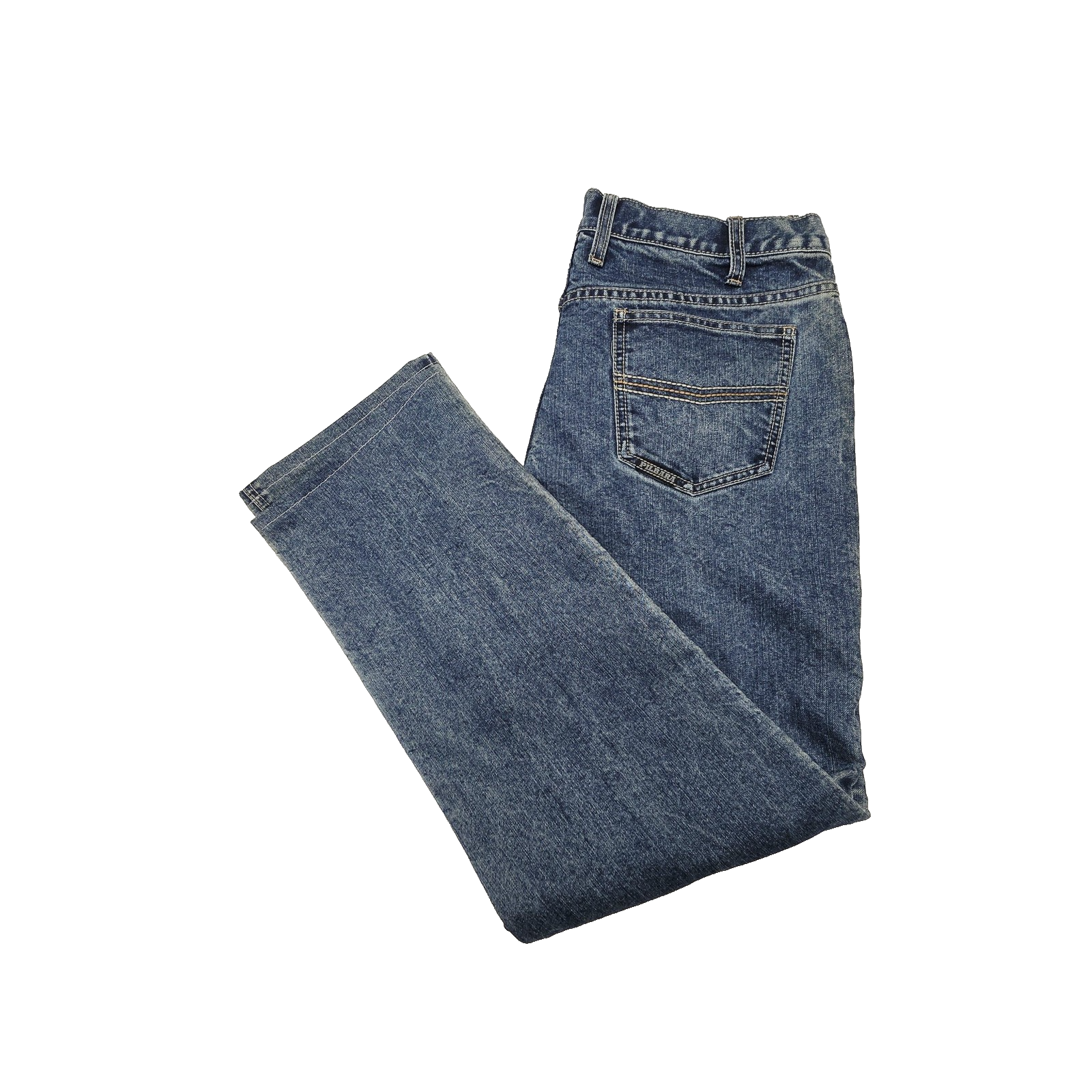 Ritemate Pilbara Western Brahman Jeans Mens 33x32 Blue Straight Regular Stretch