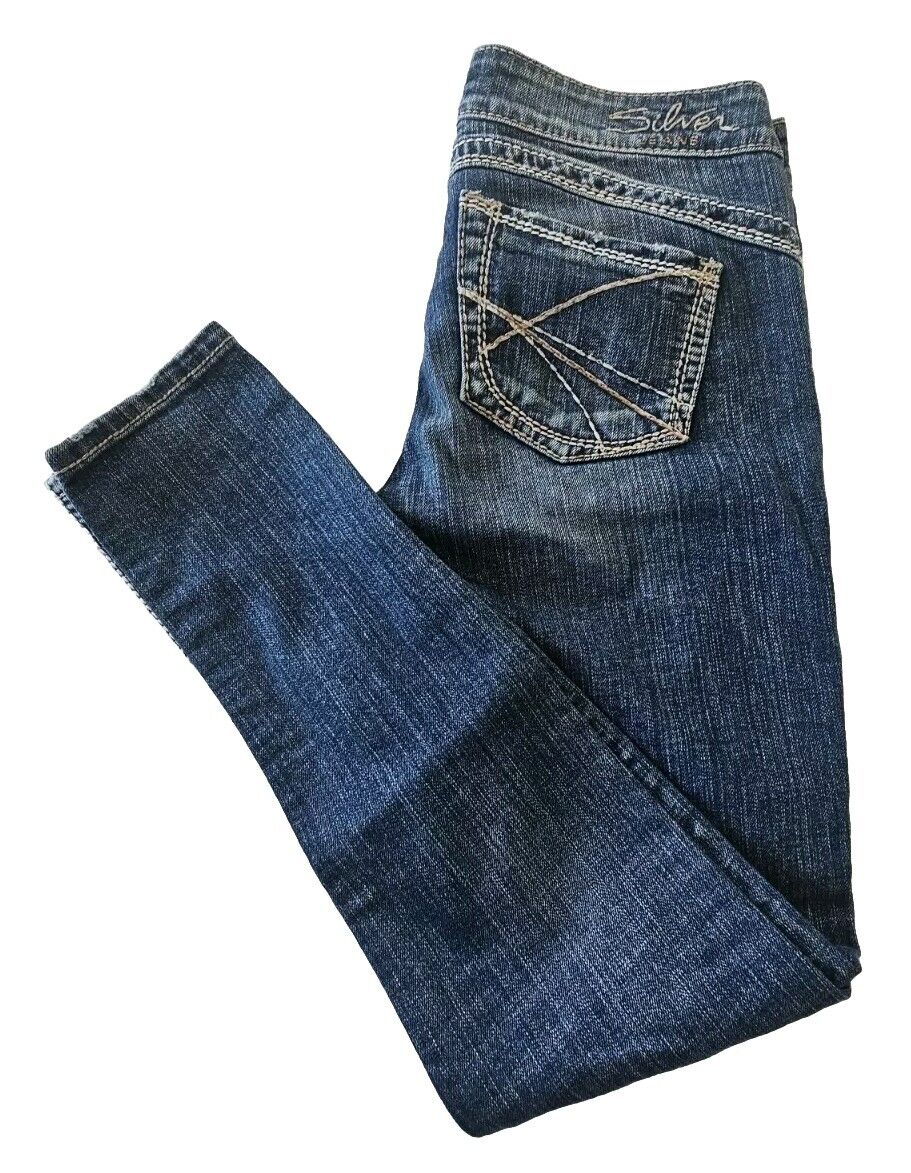 Silver Jeans Co Camden Rose Skinny Jeans Ladies Size 28/31