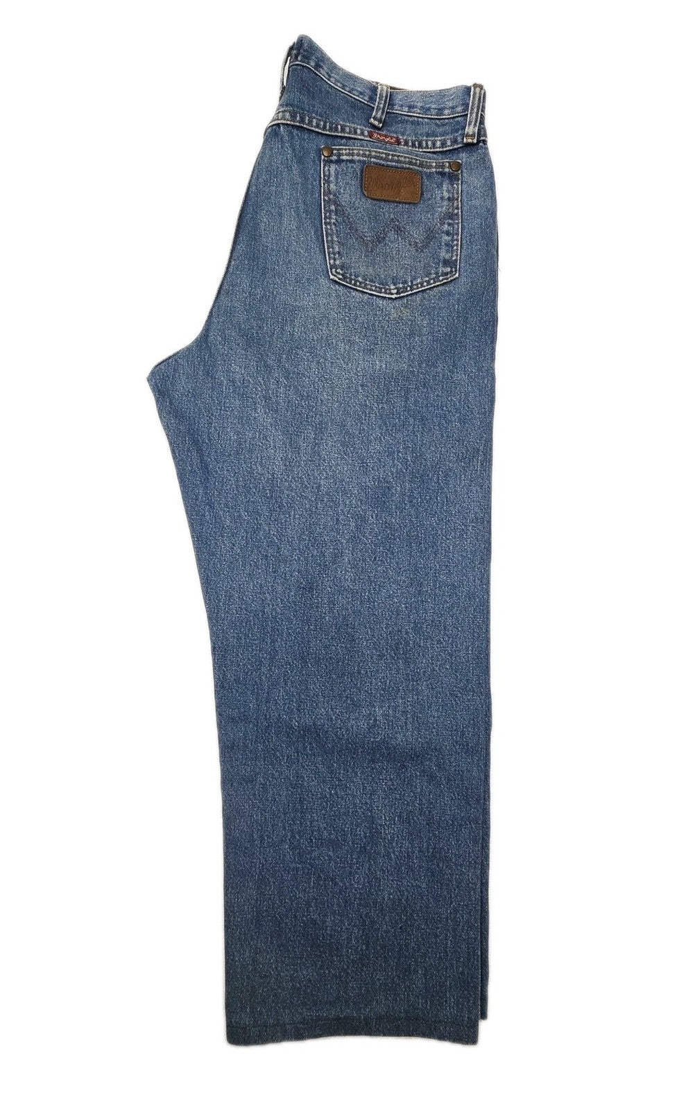 Wrangler Jeans Mens 36x25 Blue Straight Relaxed 100% Cotton Denim Cowboy 31MWZGK