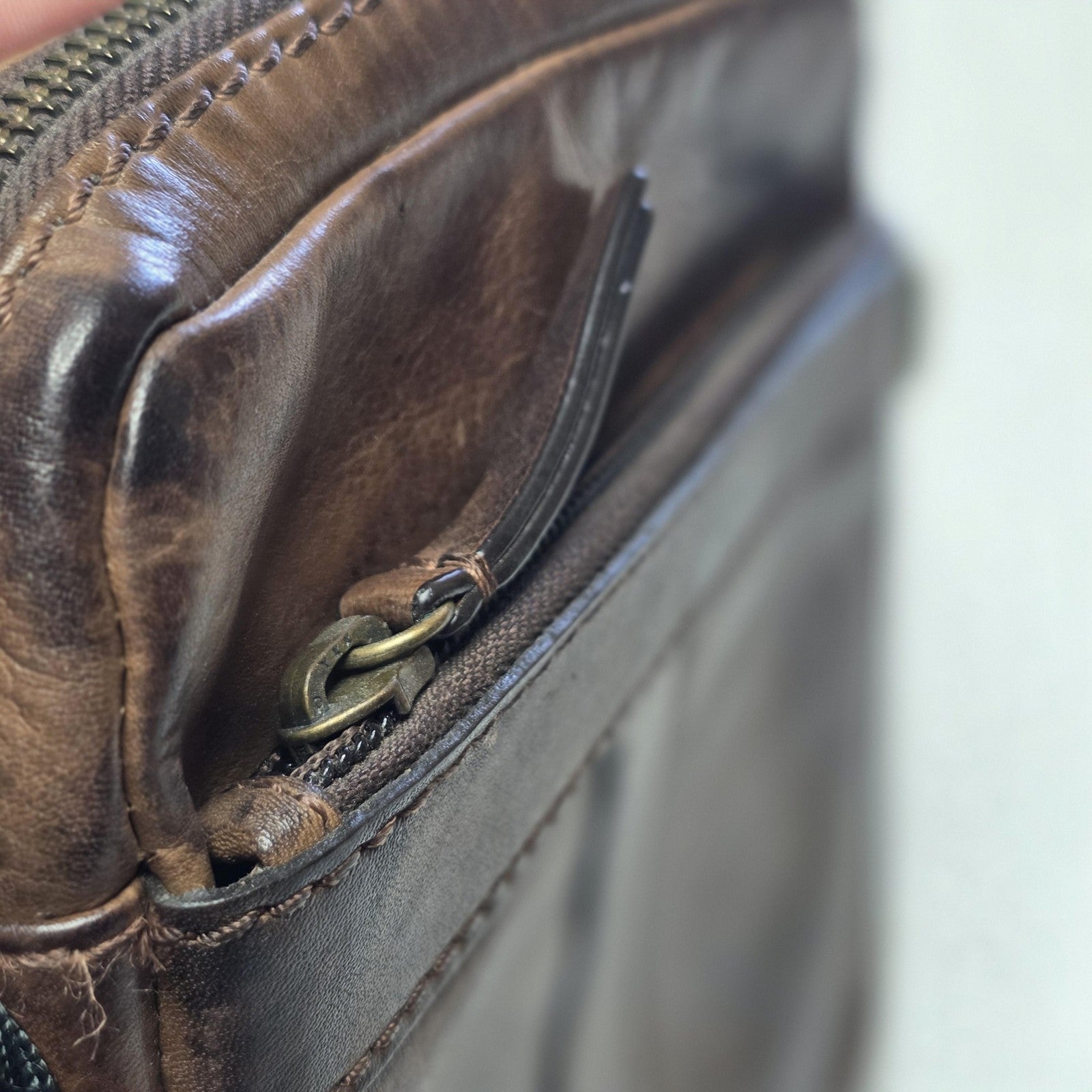 Colorado Crossbody Bag Women's Small Brown Genuine Leather Adjustable Strap