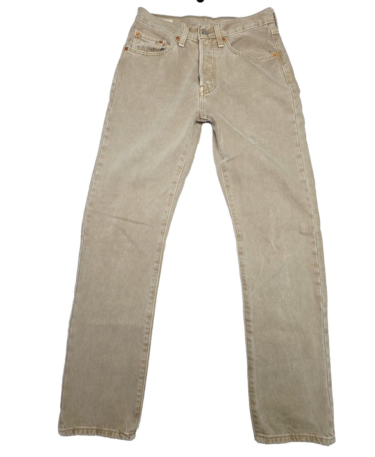 Levi's Jeans Women's 26x30 Beige 501 Straight Button Fly Premium