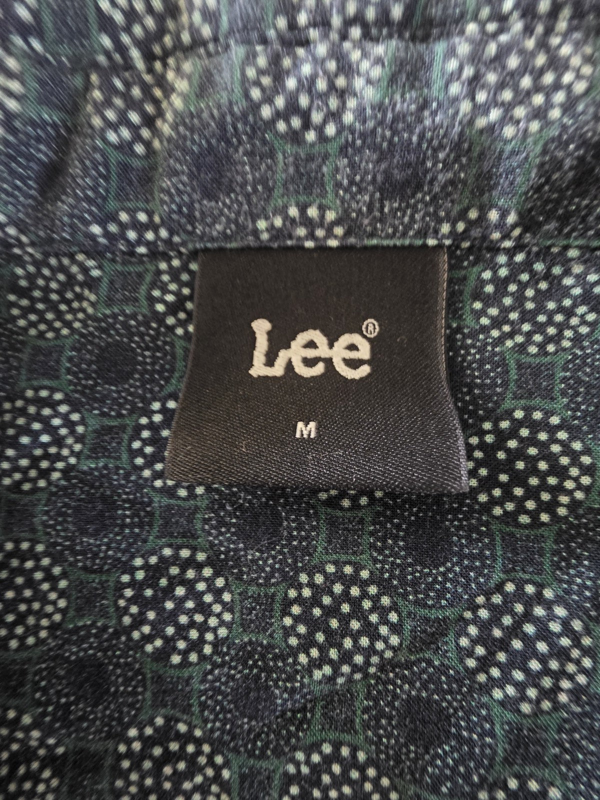 LEE Mens Short Sleeve Shirt Size M.