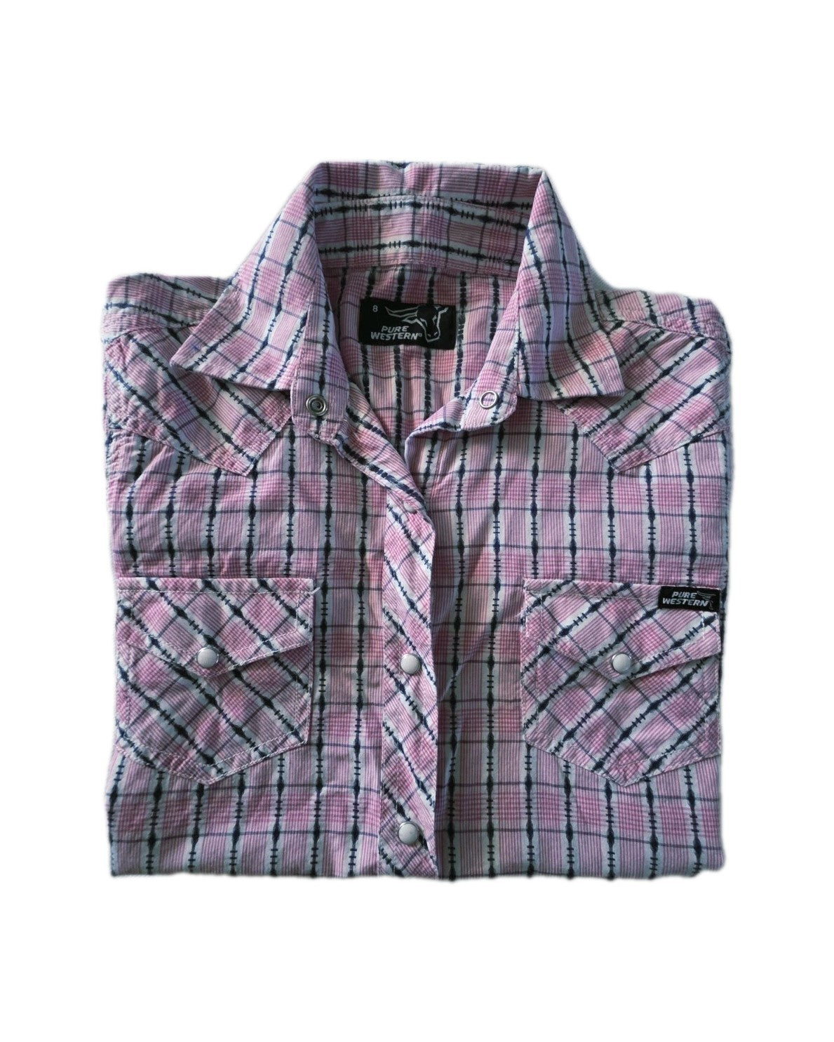 Pure Western Rodeo Arena Shirt Ladies Size 8