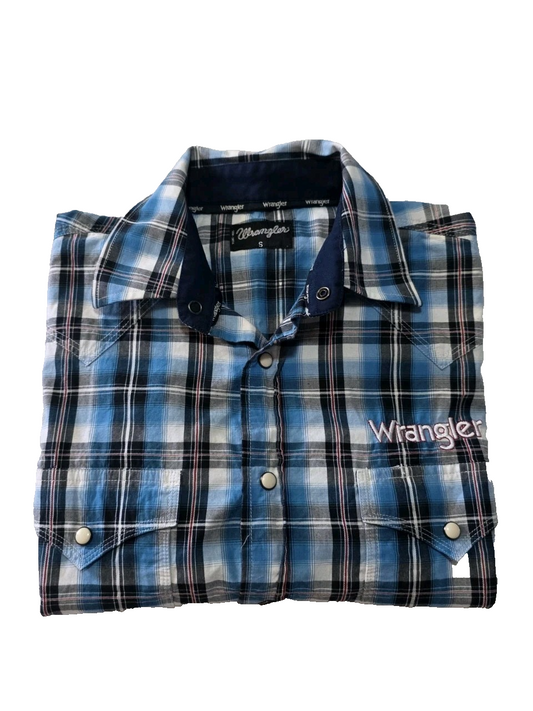 Wrangler Western Rodeo Long Sleeve Shirt Men's Size S