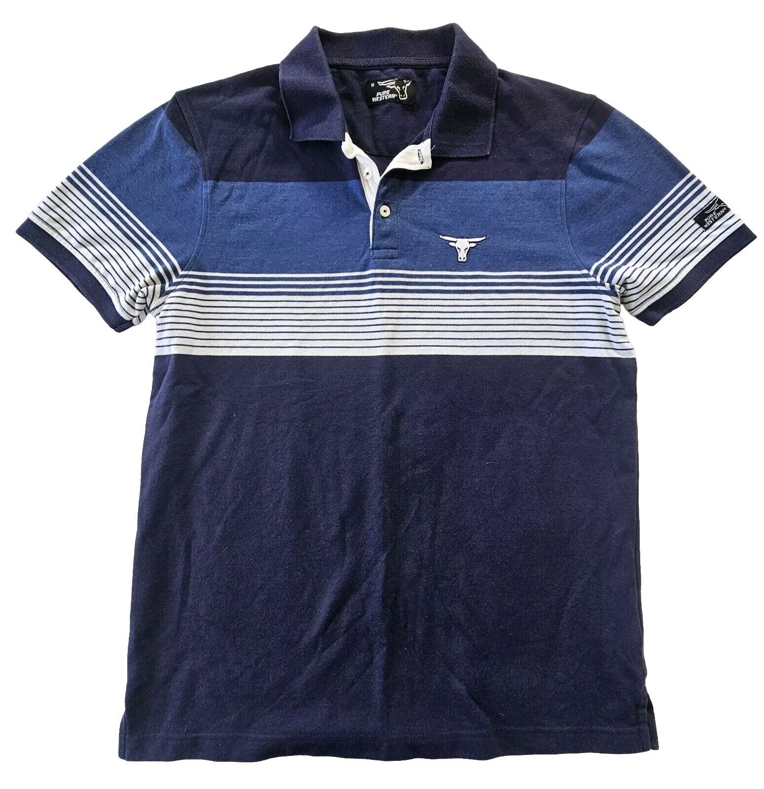 Pure Western Polo Shirt Men's Size Medium