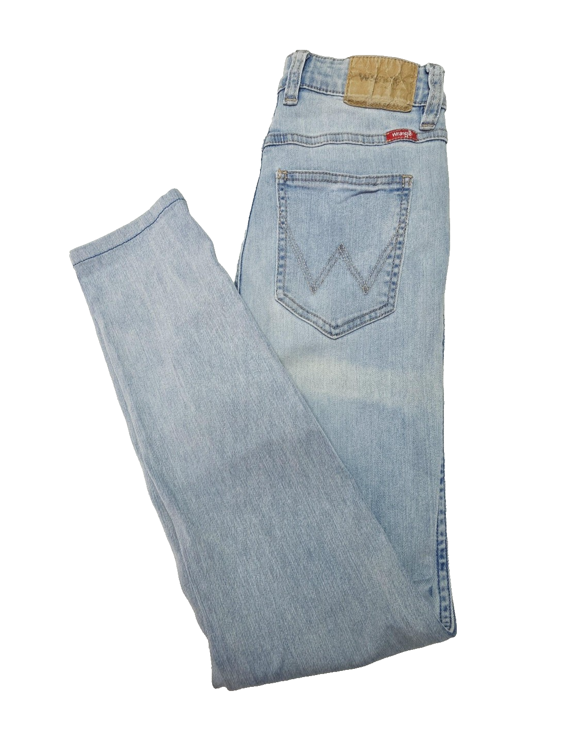 Wrangler Jeans Women's 8 Blue Light Wash Hi Pins Skinny Denim Stretch Highrise