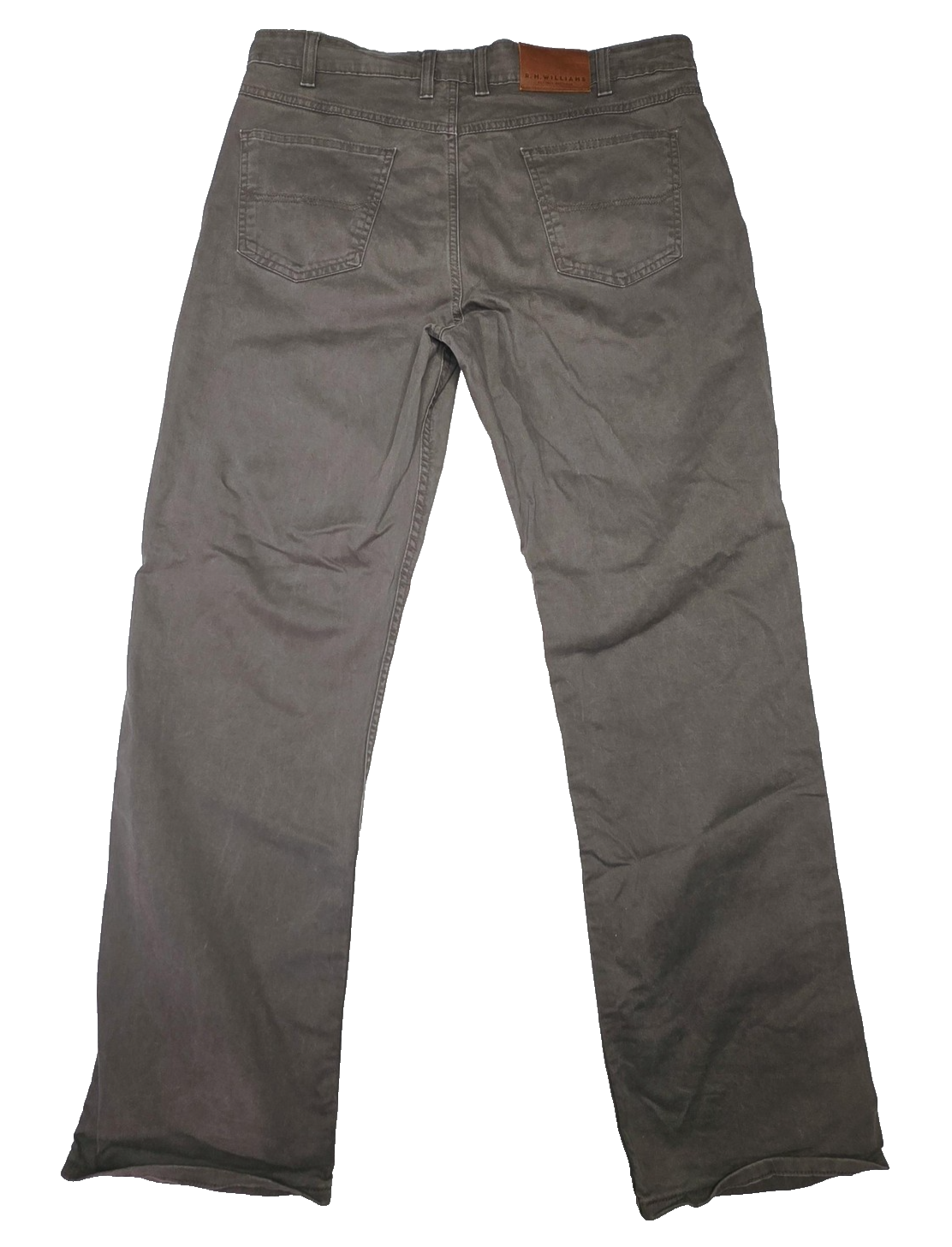 R.M. Williams Jeans Men's 38x32 Brown Straight Regular Stretch Denim TJ781XDSI01