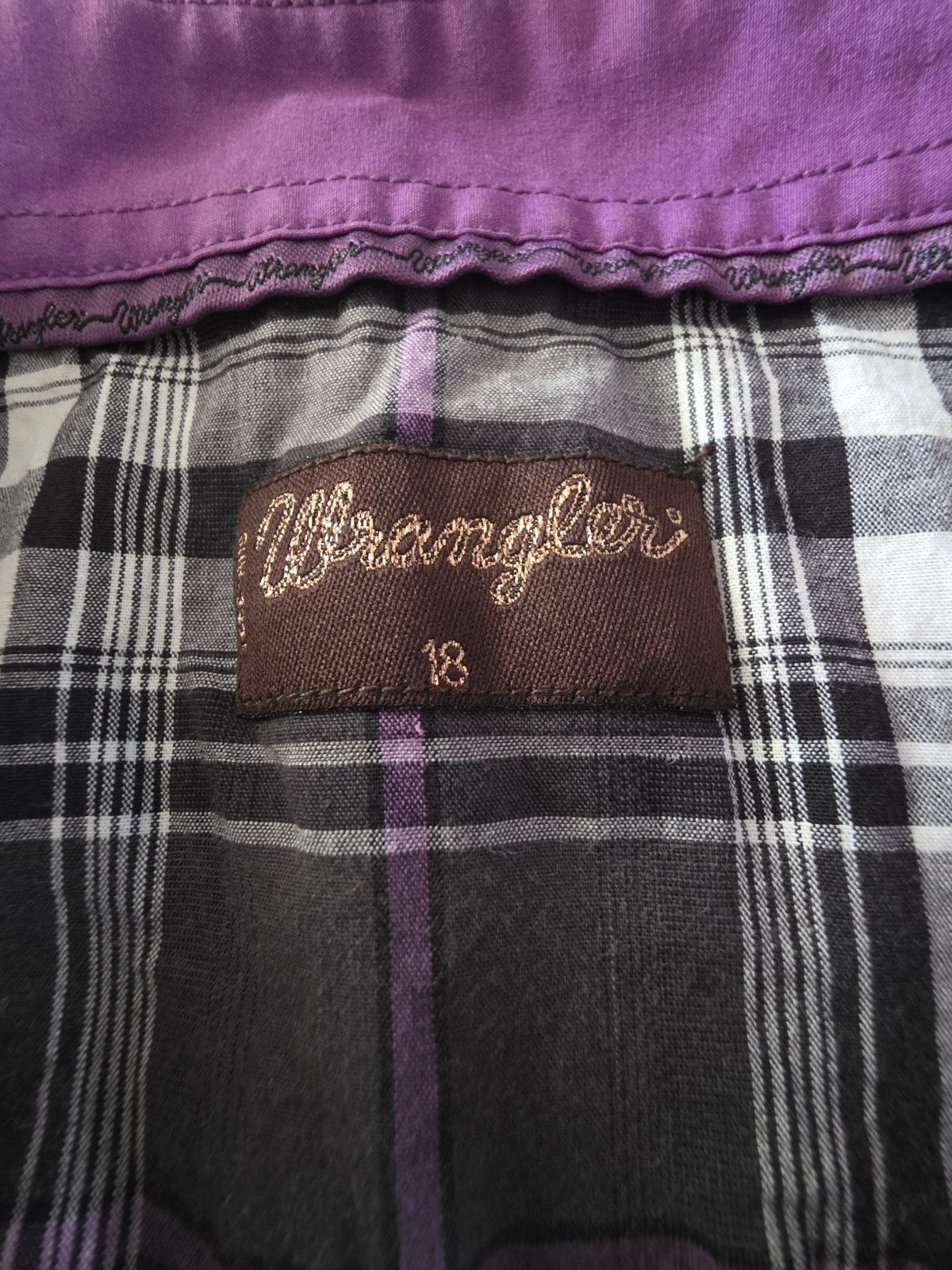 Wrangler Western Arena Long Sleeve Shirt ladies Size 18