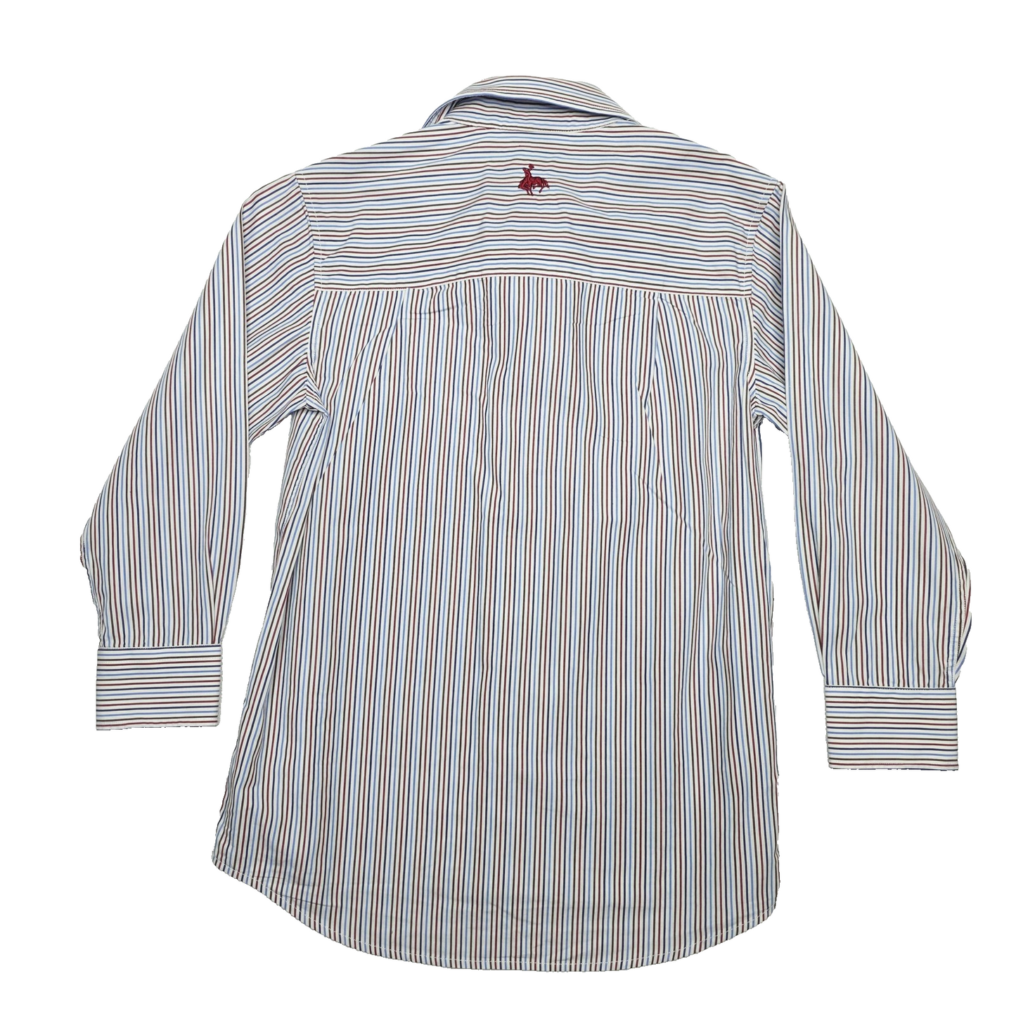 R.M. Williams Shirt Boys 6 Multicoloured Striped Long Sleeve Button Up Cotton