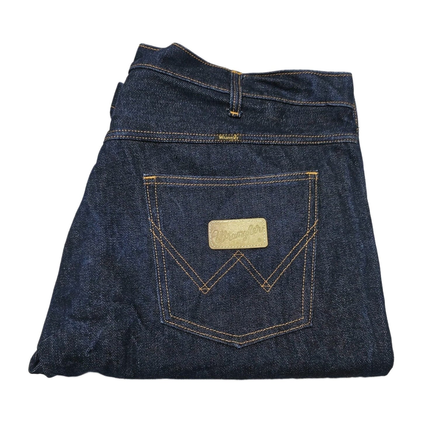 Wrangler Shorts Men's 38 Blue Denim Relaxed Fit Bermuda Casual Workwear Summer