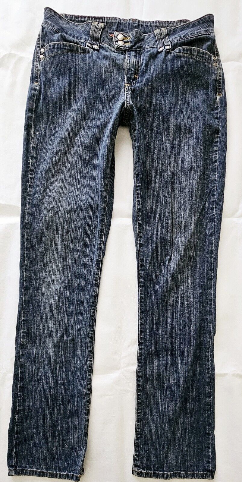Wrangler 20X Double Button Bootcut Denim Jeans Ladies Size 32x35