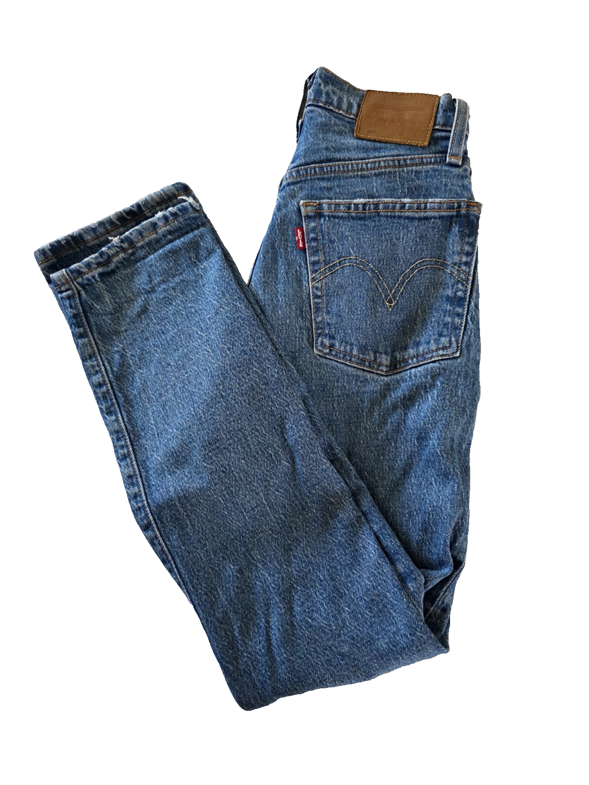 Levi's BIG E 501  Button Fly denim Jeans Ladies Size 24 x 28