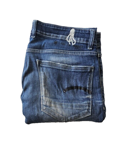 G-Star RAW 3301 Slim Leg Men's Denim Jeans Size 36 x 29