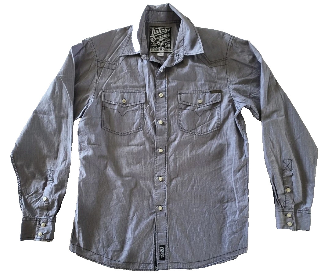 Bullzye Customs  Arena Long Sleeve Mens Shirt Size M