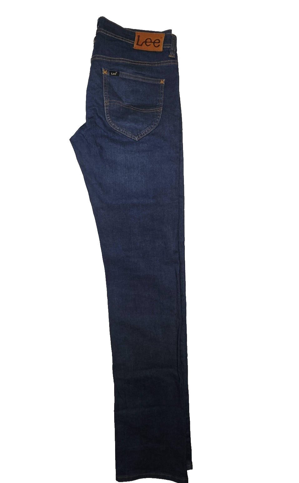 Lee L1 Stovepipe Jeans Mens 32 Blue Skinny Slim Stretch Cotton Denim Logo