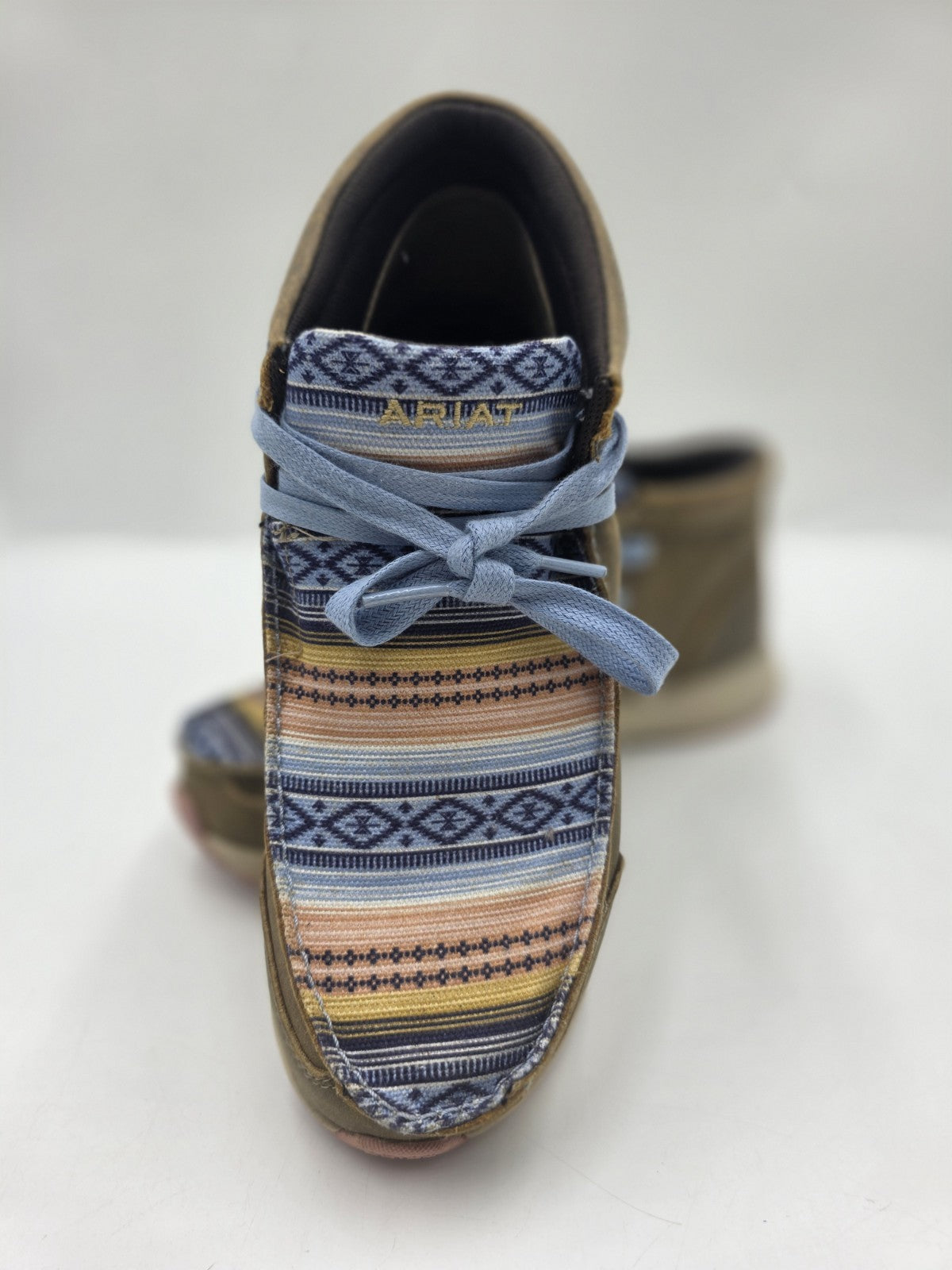 Ariat Spitfire Boots Leather Western Woman 8.5 Relaxed Moc Lace up 10027345 