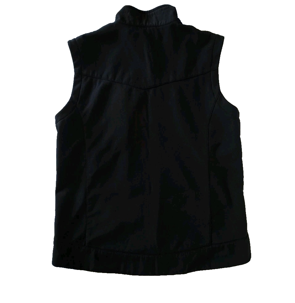 Wrangler Men's Black Full Zip Fleece Vest Size Large