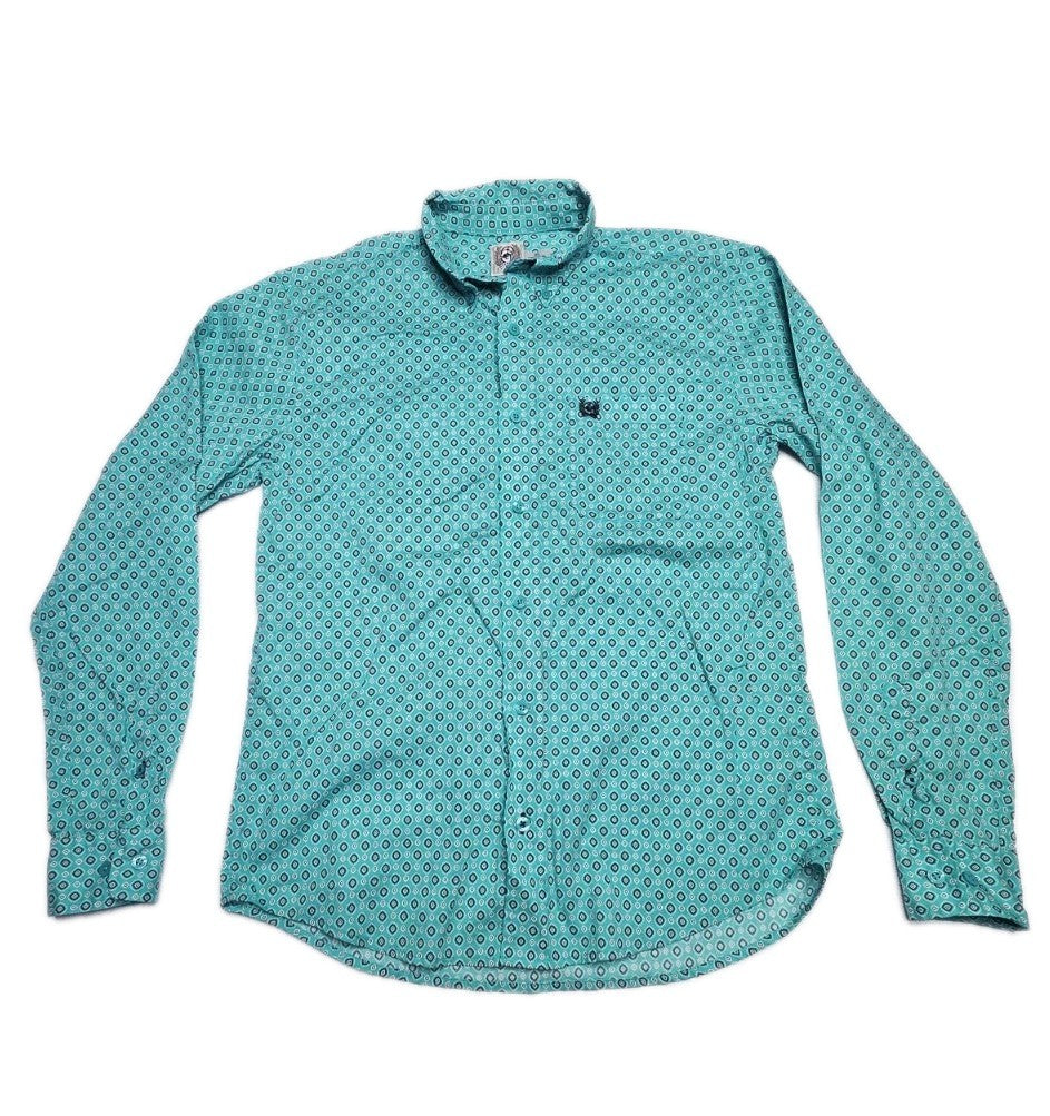 Cinch Long Sleeve Western Shirt Boys Size 14