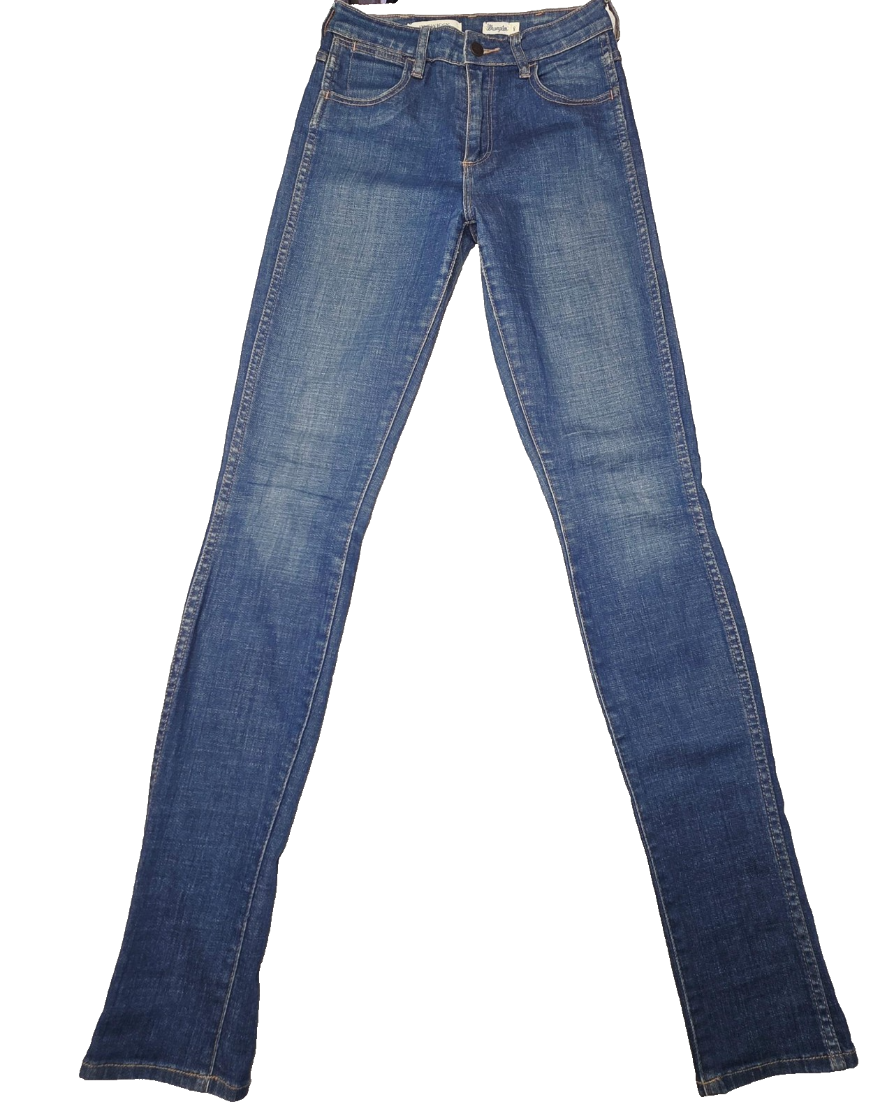 Wrangler Jeans Women's 8 Blue Hi Twiggy Skinny High Rise Stretch Denim
