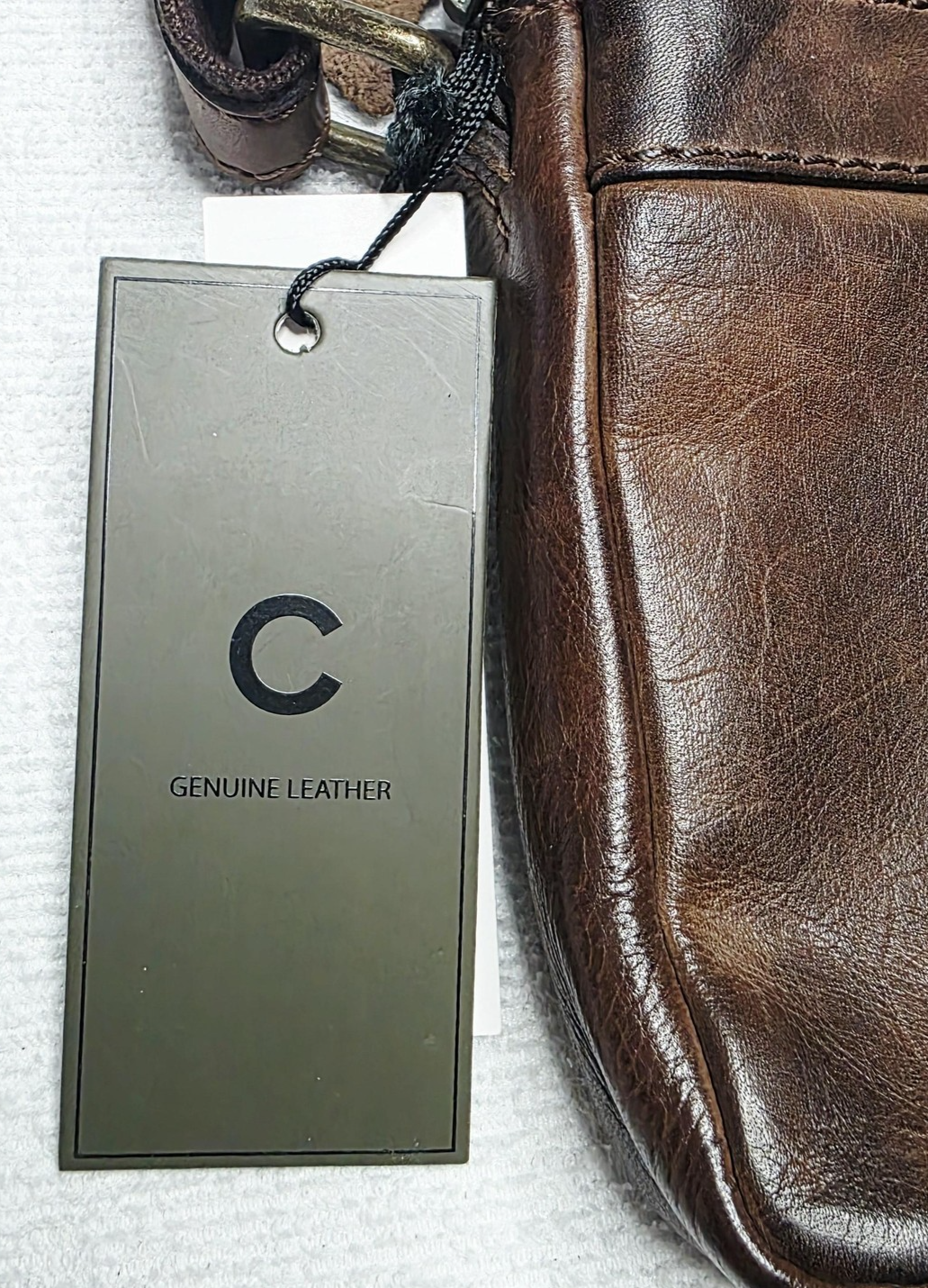 Colorado Crossbody Bag Women's Small Brown Genuine Leather Adjustable Strap
