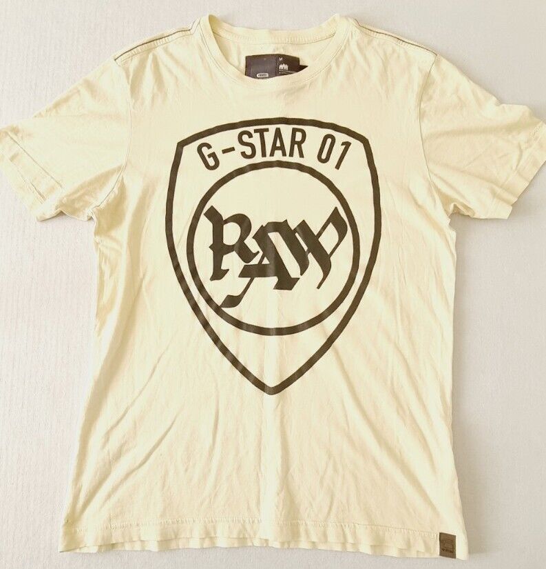 G-Star Large Logo Short Sleeve T-Shirt Mens Size M